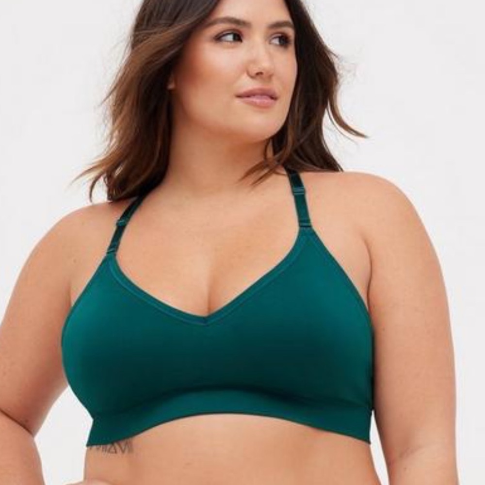Torrid Lightly Lined Seamless Flirt Racerback Bralette